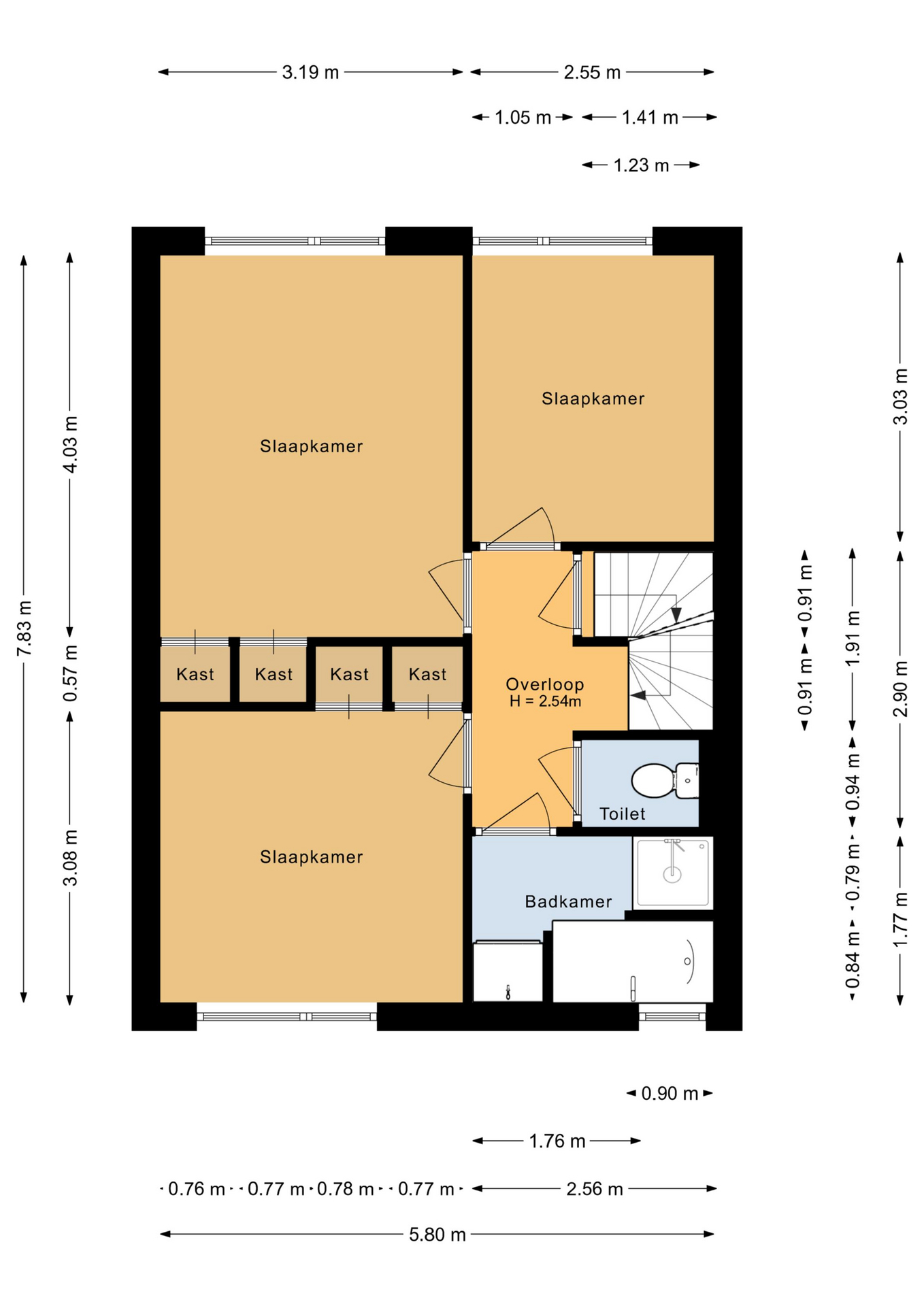 Wijngaard 74 - 8212 CD - lelystad-plattegrond-2